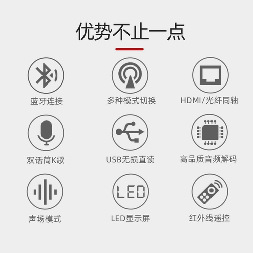 SHEN SHI 5.1 Домохозяйство Профессиональный усилитель Bluetooth с высокой басовой басовой силой