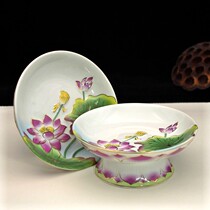 Before the Buddha for fruit gong pan home for buddhism appliance for glass vase ceramic gold relief censer Buddha suit