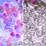 Прозрачное украшение для ногтей для маникюра, смешанный аксессуар в виде сердечка, 2022, популярно в интернете