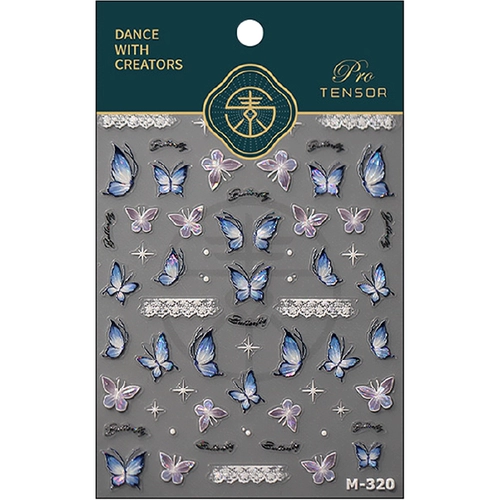 2024 Протекает Устранение плаката шаблона Blum Blum Blue Butterfla