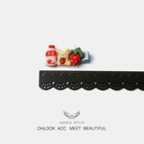 Японская мультяшная бутылочка для кормления, кремовая клубника, розовая безвредная заколка для волос, не повреждает волосы