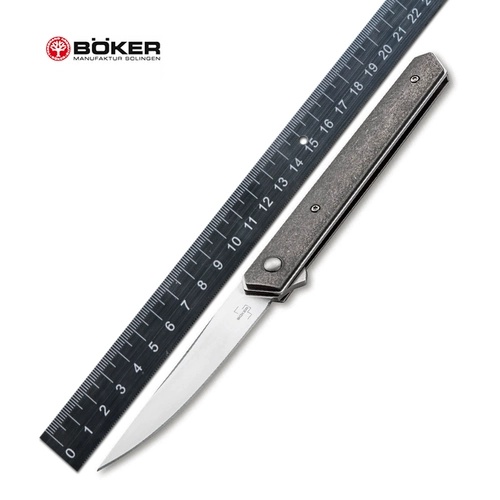 Немецкий импортный портативный складной нож Boker, мини-карманный нож с титановой ручкой, острый фруктовый нож