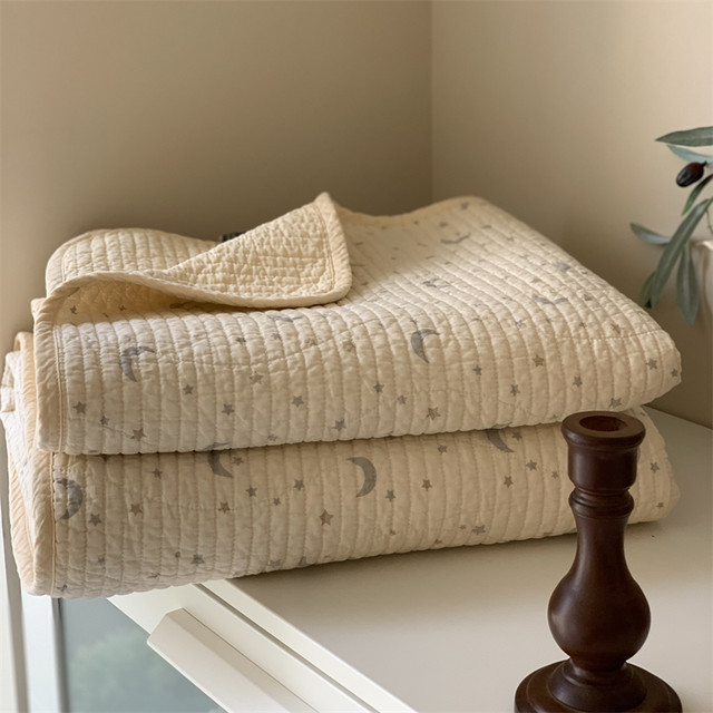 Korean big goose cotton bed cover single piece double-sided pure cotton