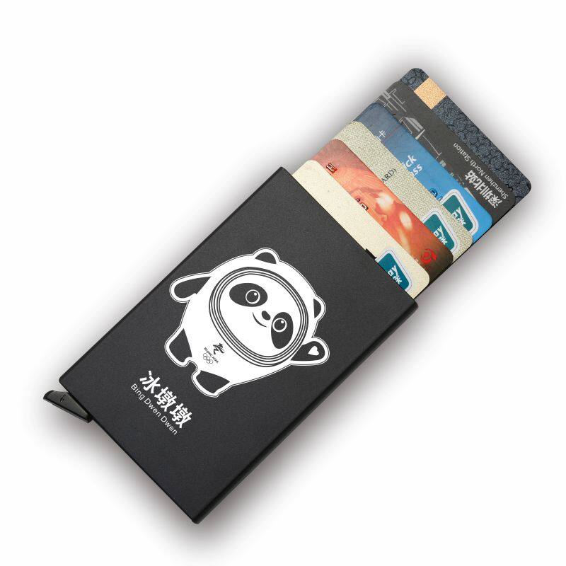 Metal Card Clip Portable Automatic Pop-up Card Bag Men Type Card Box Creative Anti-theft Brushed Female Ultra Slim CUSTOM