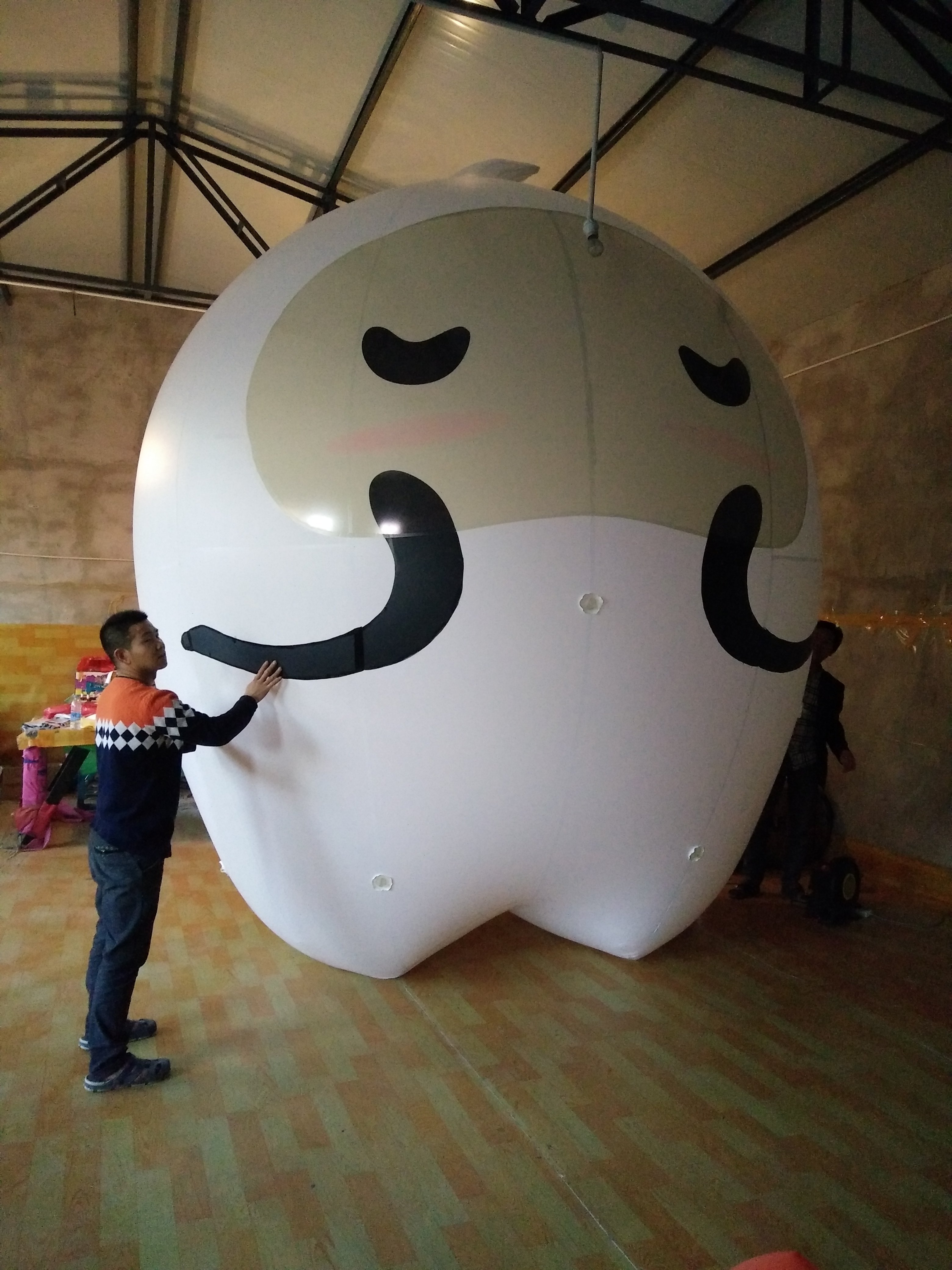 Mid-Autumn Festival Le Bean Balloon Advertising Lift-off Ball Cartoon Balloon Hericium Balloon PVC Air Balloon New Personality