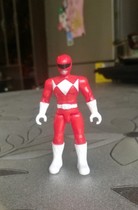 Nostalgic animated dinosaur clan red warrior movable doll hand-made model ornaments toys spot sale