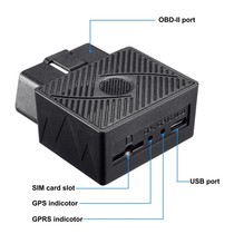 OBD Car GPS LBS locator GPRS Car Tracker wiring-free installation anti-theft device