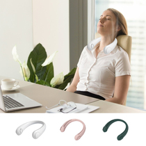 Neck Silent USB Portable Bladeless Fan 4000mA leafless Neck Fan
