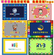 Preparatory Carpet Customized Logo Music Classroom Reading Area Anti-slip Mat of Preschool Early Education Center