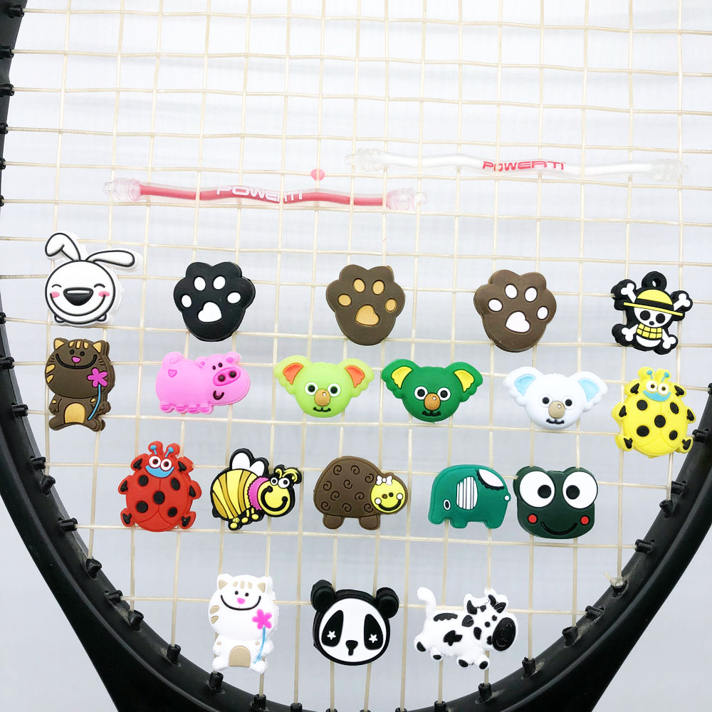 Cross-border Tennis Racket Damper Tennis Shock Absorber Cartoon Animal Cat Owl Elephant Seven Stars Ladybug Turtle