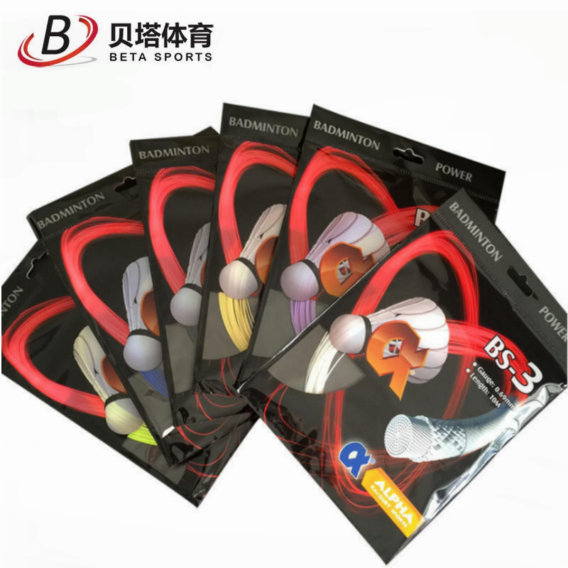 ALPHA ALPHA BS3 BS620 BS820 Taiwan badminton racket line hit-resistant feather line