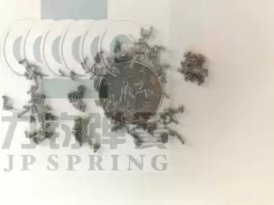 Small spring miniature spring stainless steel small spring Japanese fine wire spring wire diameter 0 08 spring support customization