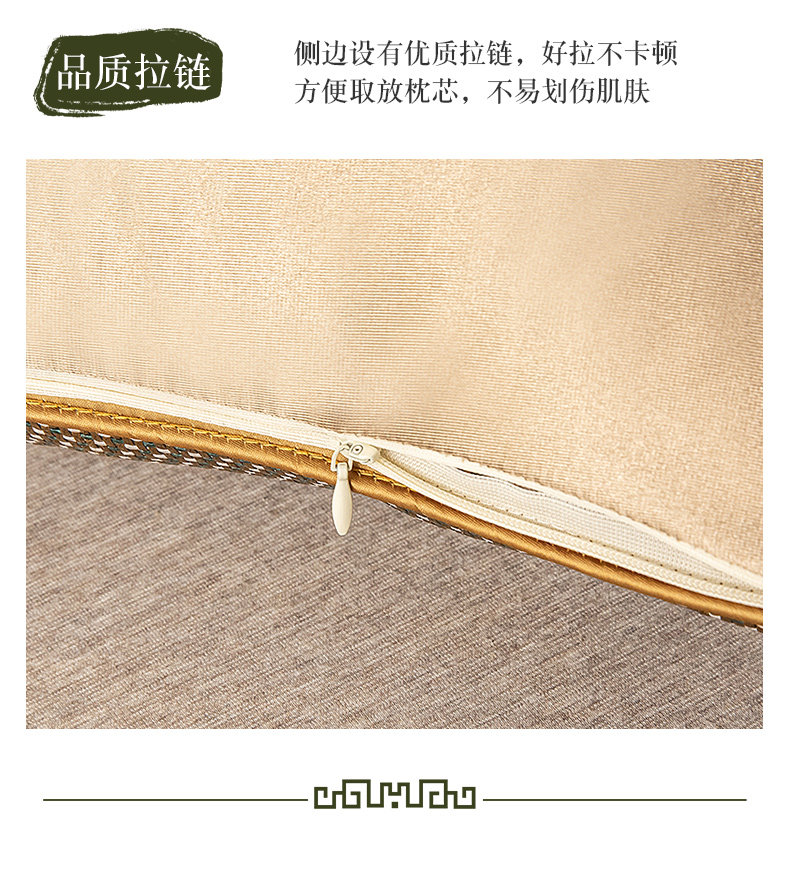 Подушка 荞麦枕头单人颈椎枕护颈椎助睡眠专用荞麦皮枕头荞麦枕芯枕套枕头