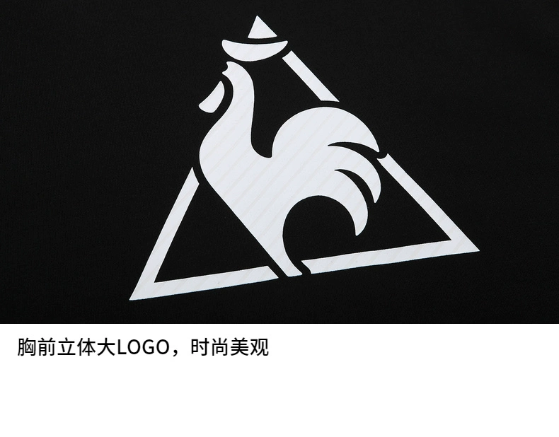 [19 sản phẩm mới] Le Caque Pháp cock áo len nhỏ terry cổ tròn áo thun nam và nữ CO-1636191 - Thể thao lông cừu / jumper