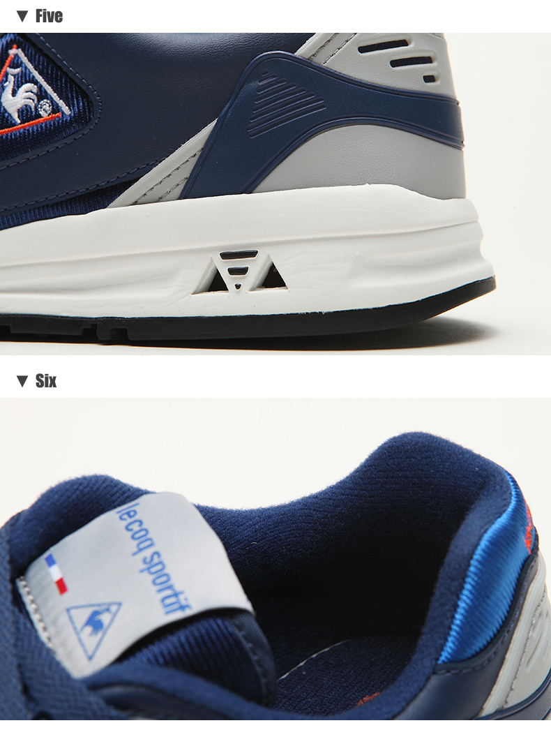 Lecoqsportif Lecak gà trống nam Pháp chạy giày thể thao PMT-164003 giay the thao