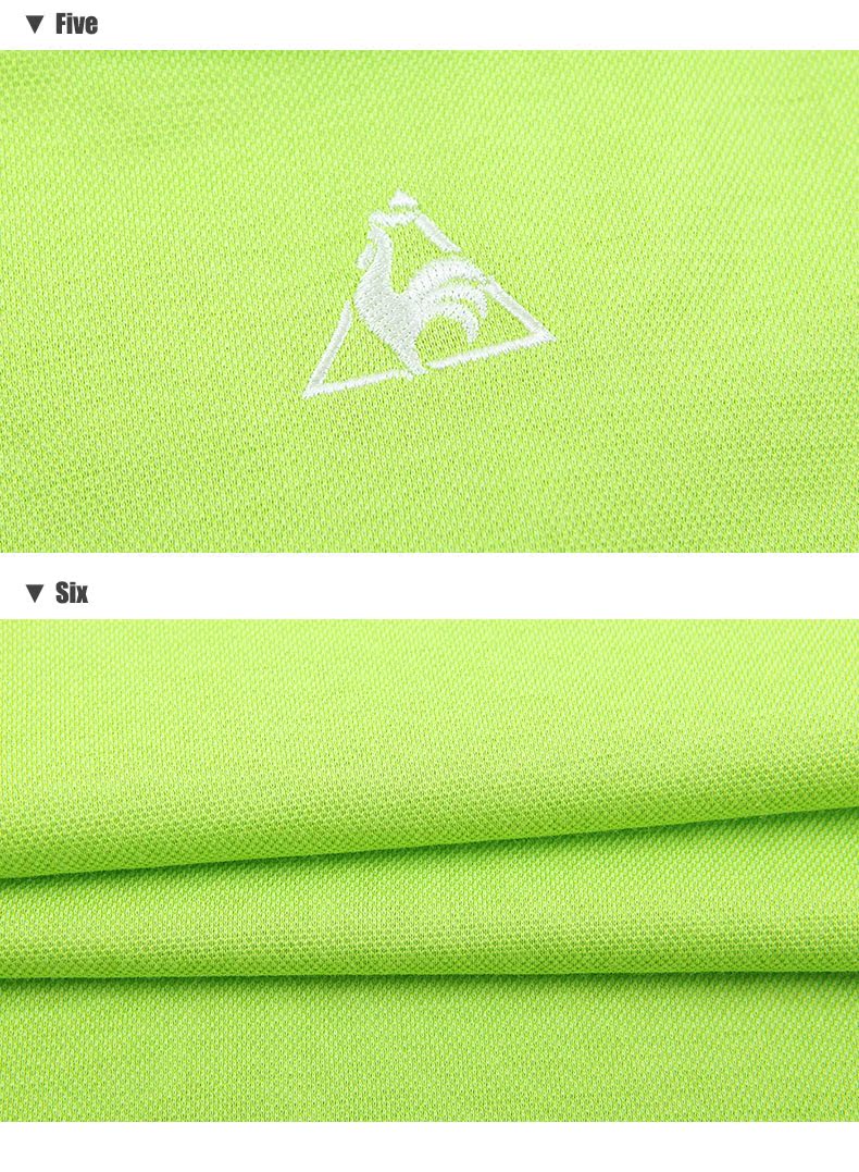 Lecak Pháp cock nữ thể thao giản dị POLO áo ve áo ngắn tay T-Shirt CB-7166161 ao thun polo