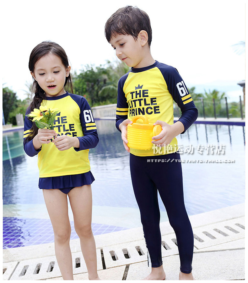 Đồ bơi mùa hè cho bé trai và bé gái Kem chống nắng toàn thân Quần dài tay Tách lặn Snorkeling Spa Đồ bơi - Bộ đồ bơi của Kid đồ bơi cho bé sơ sinh