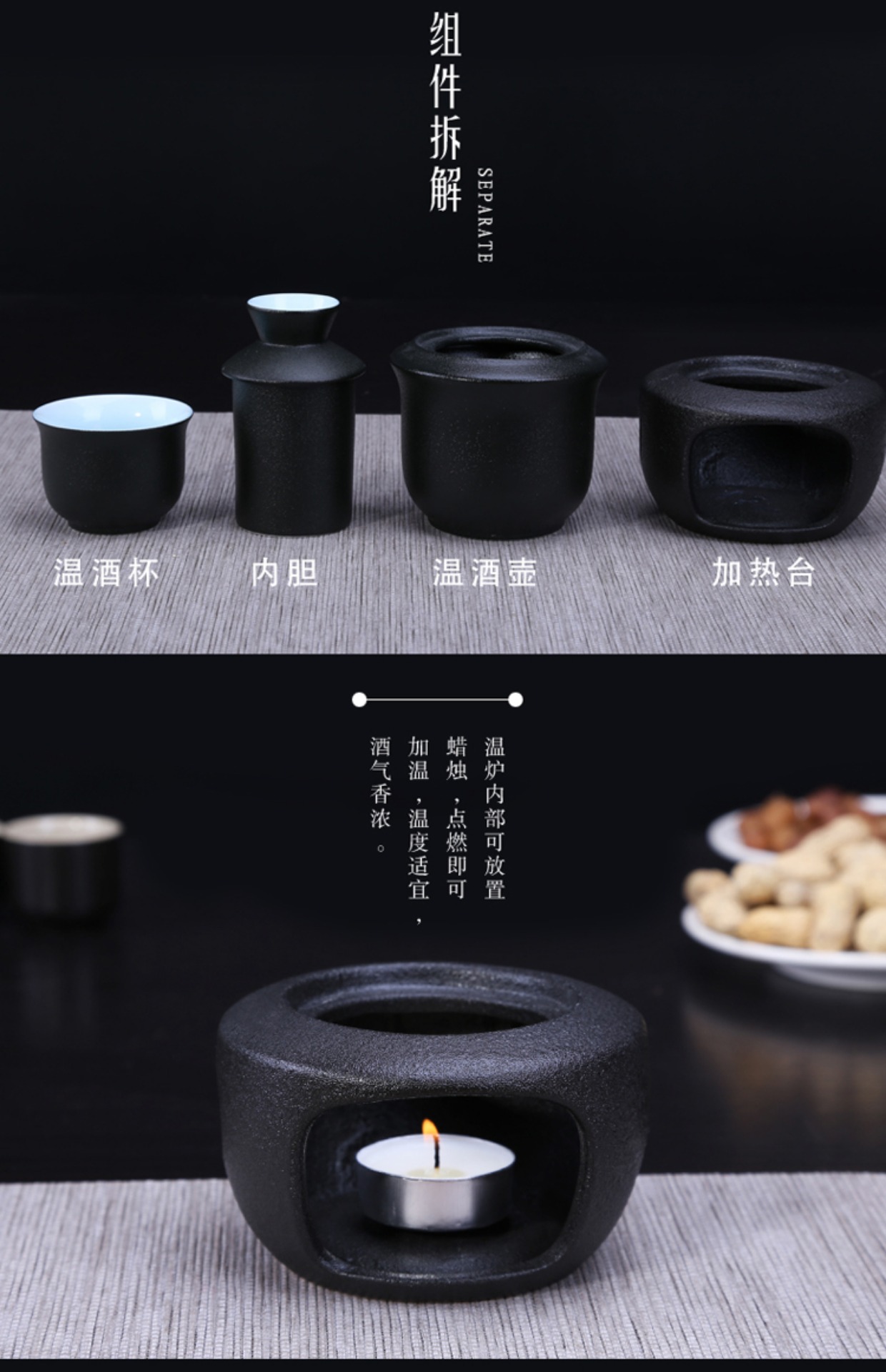 Rượu vang đặt ly rượu vang trắng lẩu ấm rượu ly rượu vang cao cấp
