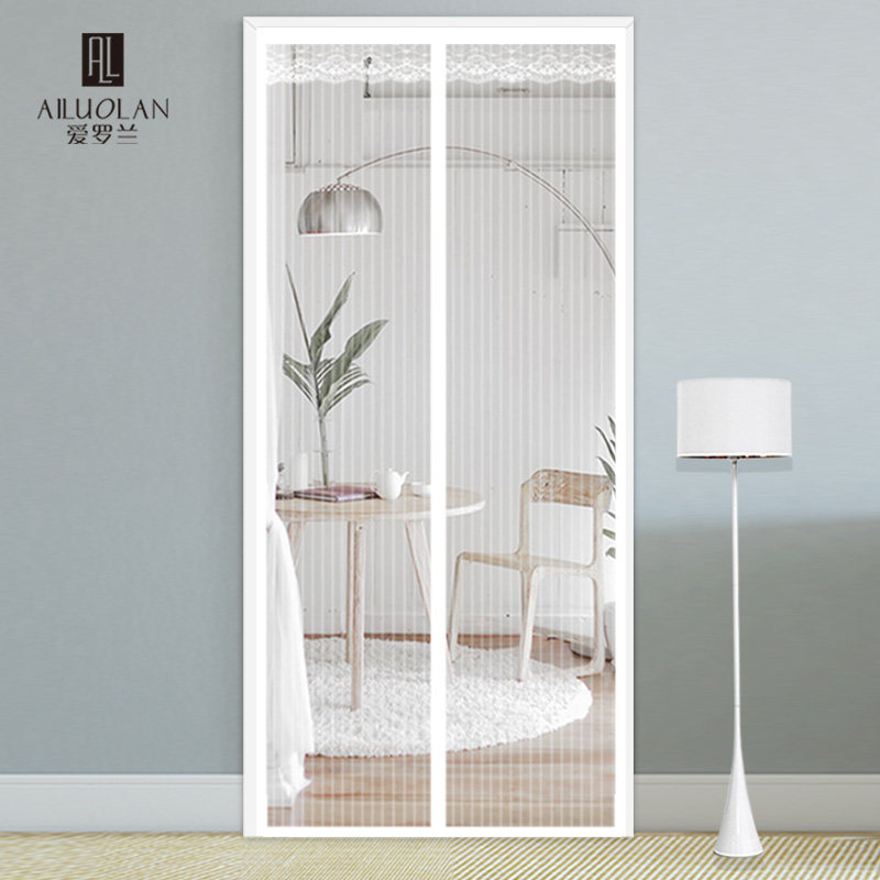 Velcro anti-mosquito door curtain summer high-grade magnetic magnet for suction screen door encryption screen window household bedroom partition curtain