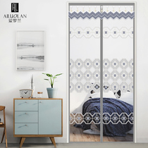 Household curtain anti-mosquito partition curtain encrypted screen door anti-fly mosquito ventilation silent kitchen bedroom non-perforated curtain