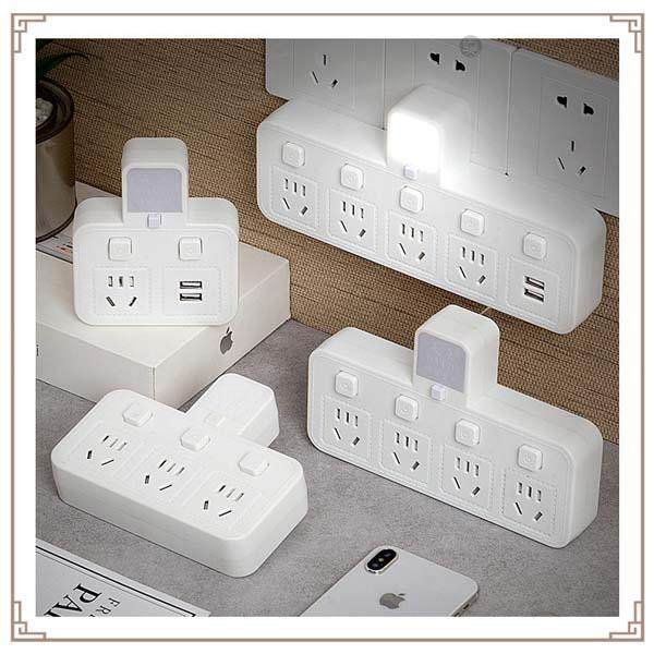  Switch wireless without multifunction socket multipurpose plug board Button panel jack converter with plug alone