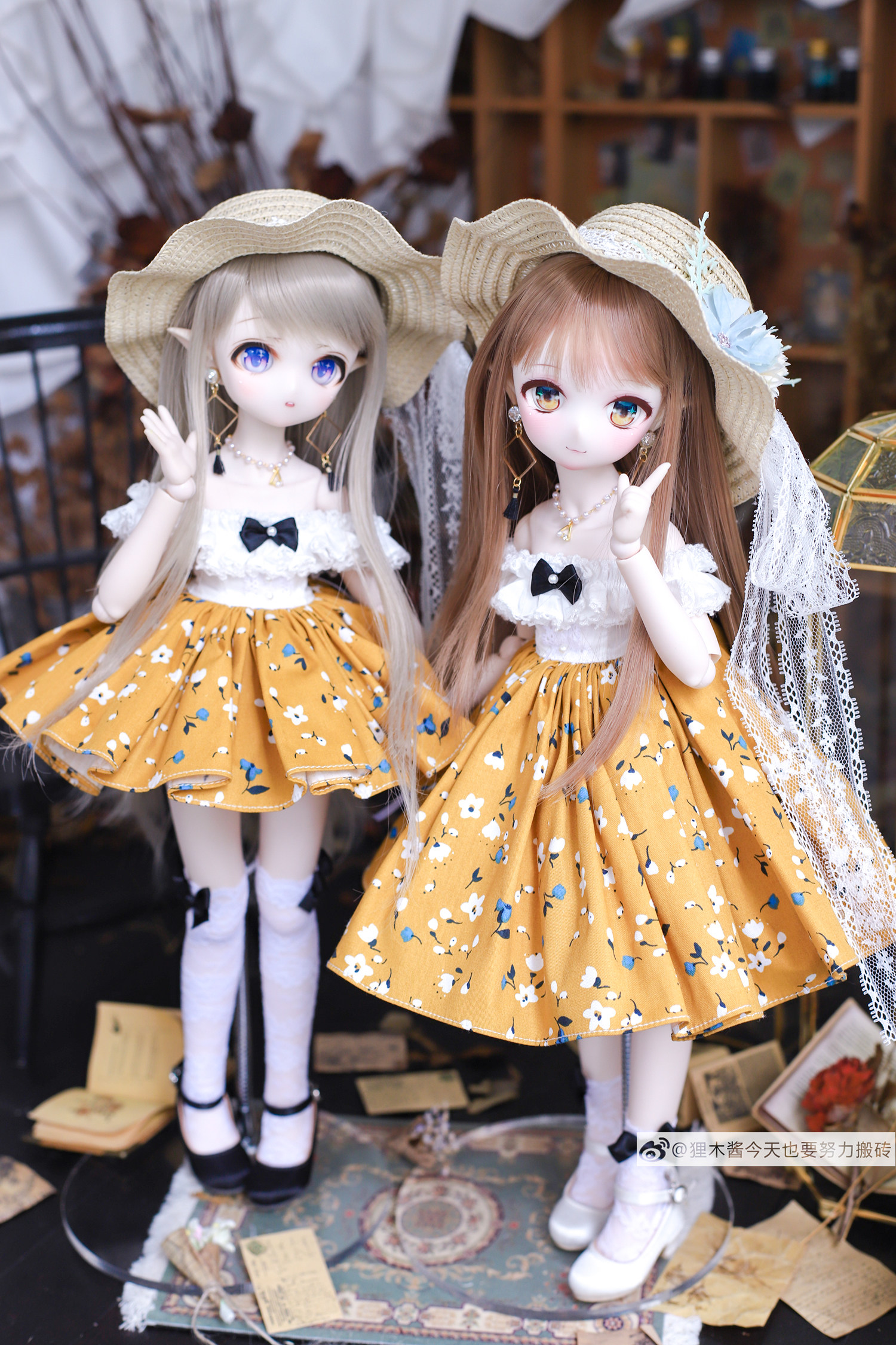 Beaver Wood {Autumn WIND * Long Short paragraph} Spot bjd 1 4 points MDD Kumami Daily Wind Waters Dress Ocean Dress