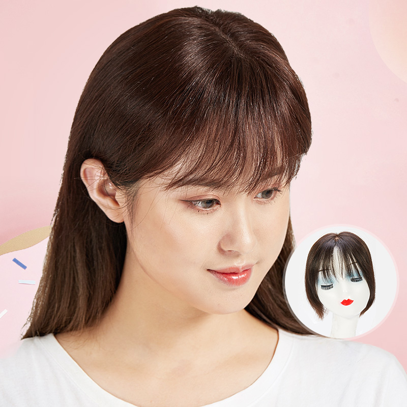 Cover White Hair Overhead Patch Hair REAL HAIR INVISIBLE Invisible Wig Piece 3d Method Air Slanted Sea Fake