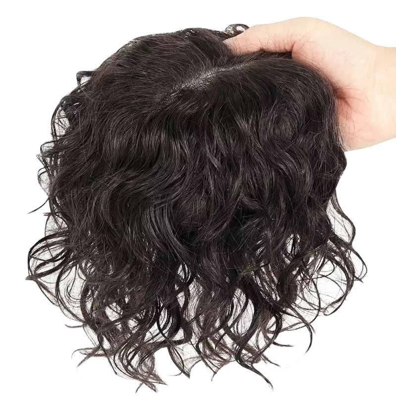 Head replenishment hair lady real hair invisible uncertain browsing hair hair hair hair hair replenished hair