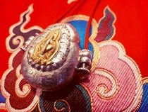 Tantric gawu box sterling silver (large) handicraft size: 35x50cm stupa