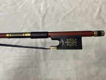  Brazilian wood Golden peacock ebony tail library Violin bow Black horsetail playing grade bow rod cello