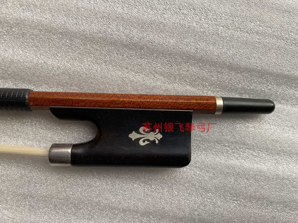 Professional playing maeluccino bow wood grain grain carbon cilium bow wood leather carbon fiber mattuccen bow white horsetail
