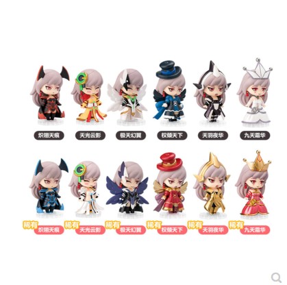 dnf Underground City Warriors Peripheral Blind Boxes Sky Amnesia Boxes of Remembering Sky Box Female Ghost Sword Model Models