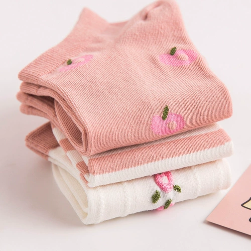 Женские носки легкие рты весна и лето, носки для спортивных лодок с чистыми хлопчатобу