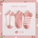 Женские носки легкие рты весна и лето, носки для спортивных лодок с чистыми хлопчатобу