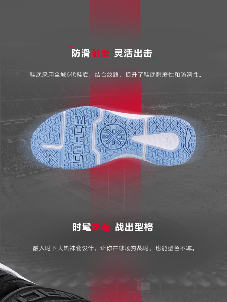 Li Ning giày bóng rổ nam giày Wade Road 2018 mùa hè mới đầy đủ lĩnh vực đám mây sốc velcro sneakers chiến đấu giày bóng rổ chính hãng