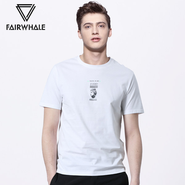 Mark Fairwhale 马克华菲 18年夏季新款 纯棉 复古印花男式T恤 天猫优惠券折后￥88包邮（￥118-30）