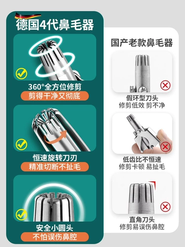 Мужской триммер, безопасные ножницы из нержавеющей стали, 14 года, цвет, Германия