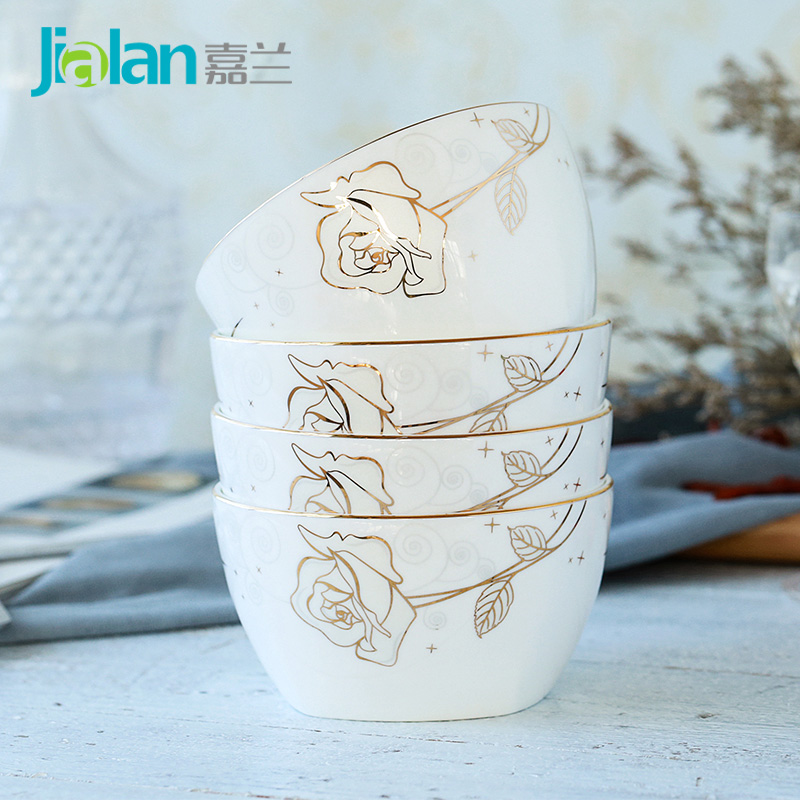 Garland ipads bowls from 4.5 inches square rice bowl dessert salad bowl of Korean creative fashion custom ceramic bowl