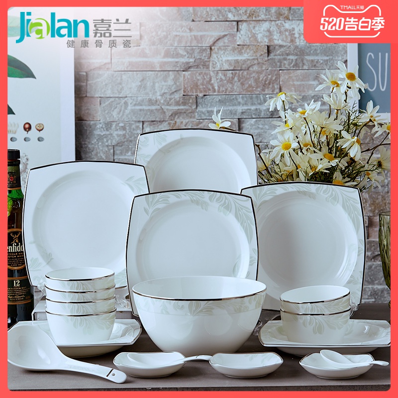 Garland tangshan ipads porcelain tableware suit white up phnom penh dish ceramic bowl dish dish run out of free ipads bowls