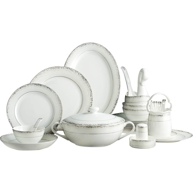 Garland 56 Nordic contracted ipads porcelain tableware suit key-2 luxury white up phnom penh household ceramics tableware dishes suit