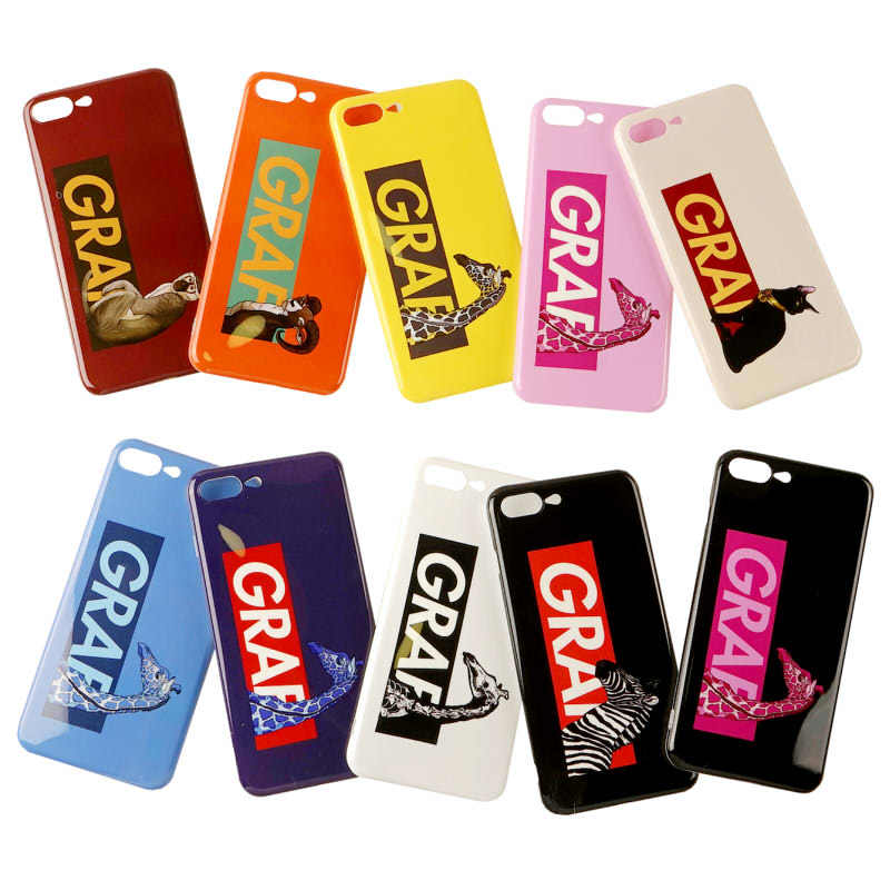 GRAF original brand classic BOGO full color matching giraffe multiple IphoneX 7 8 mobile phone soft shell hyperlink 1