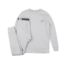 GRAF original brand color little angel trend heating underwear mens autumn clothes autumn pants suit hemp gray