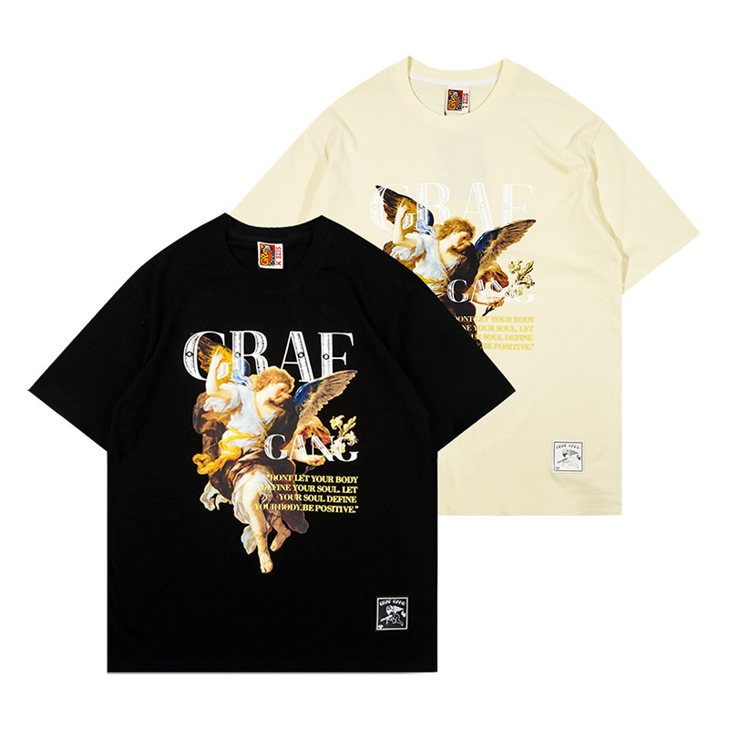 GRAF original brand Goddess God Bless Soul Body Soul Body Strength Loose T-shirt Short sleeve