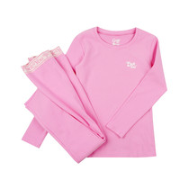 GRAF original brand FXXKYOU rose print pink girl Autumn Winter thick warm underwear autumn trousers