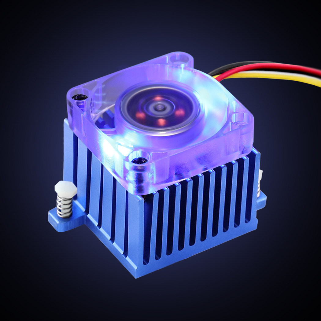 North-South bridge aluminum radiator graphics card radiator 40*40*25mm ear hole distance 55mm 40x40x25mm