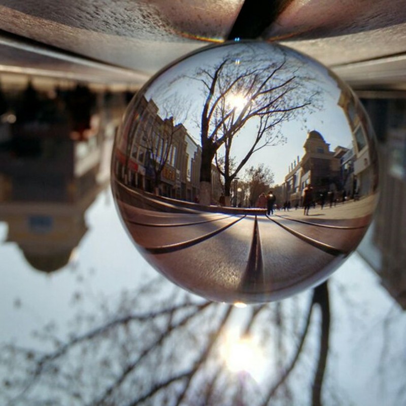 Photographic props clear to water crystal balls K9 artificial crystal 8cm without independent base crystal clear ball