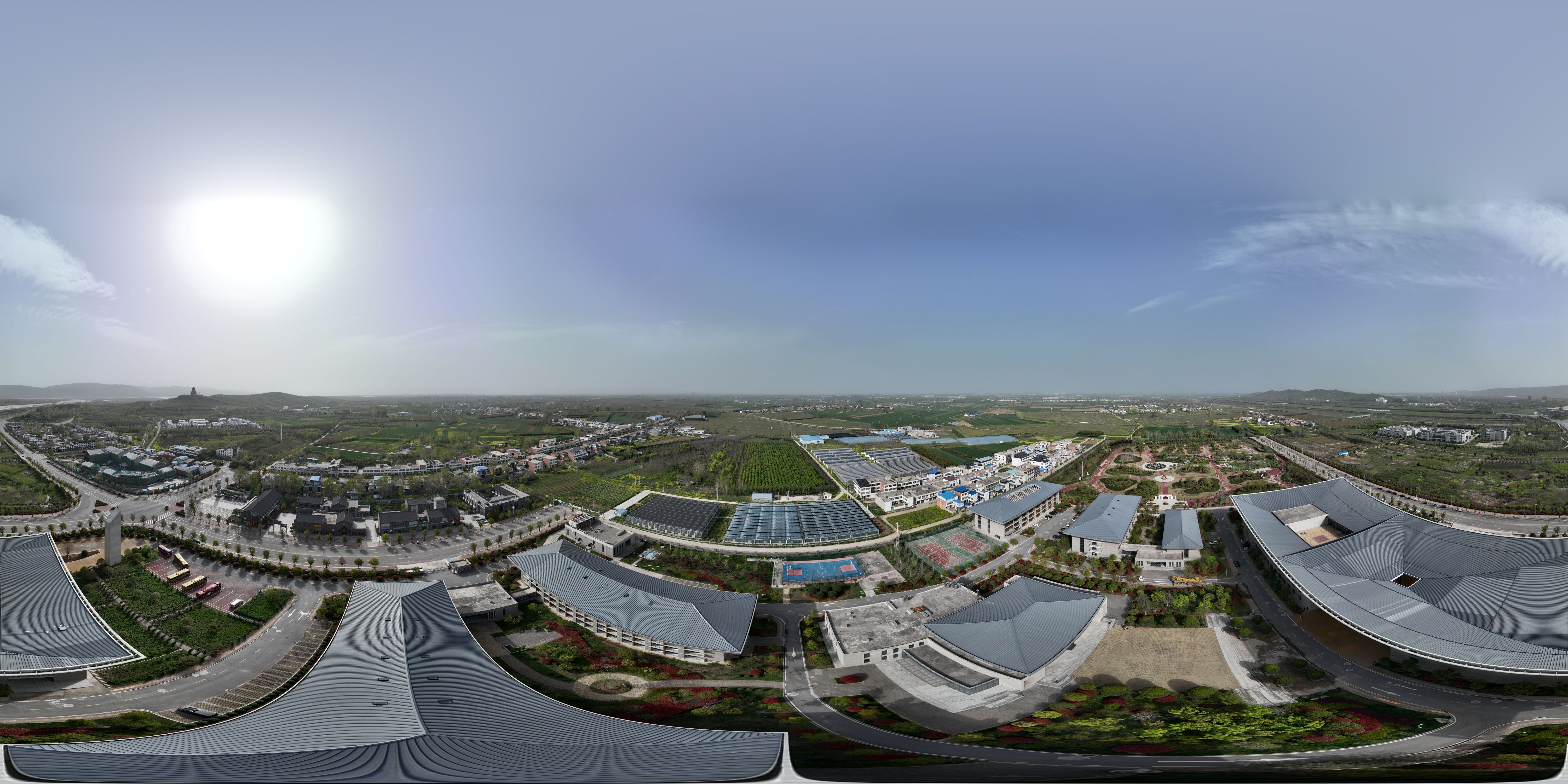 球面展开全景图