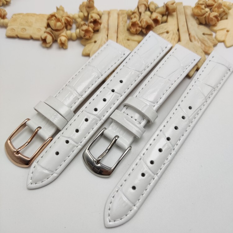 White Leather Watch Strap for Women Follifollie Original Watch Strap Feeifeeie Watch Chain White Leather Watch Strap for Women Follifollie Original Watch Strap Feeifeeie Watch Chain