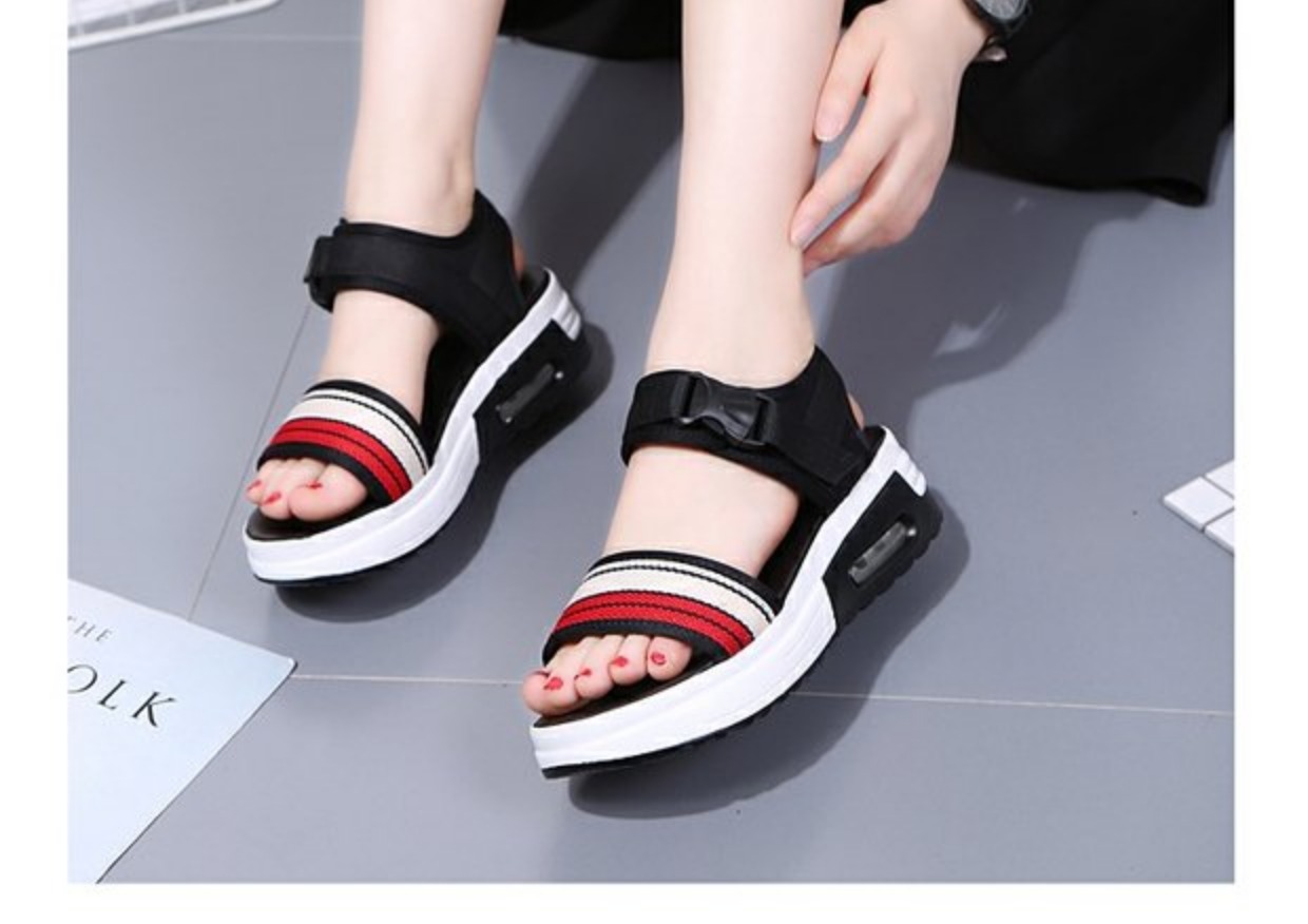 Mùa hè 2019 mới dép đế dày dày xốp nữ giày sandal nữ tốt