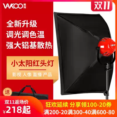 Weike led studio fill light set Small shooting equipment Taobao still life clothing photo props equipment Professional constant light Indoor studio portrait live studio light red headlight